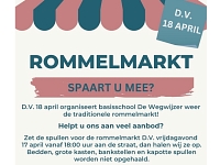 Rommelmarkt: doet u mee?
